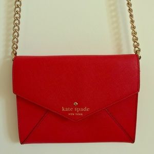 Red Kate Spade Envelope Purse